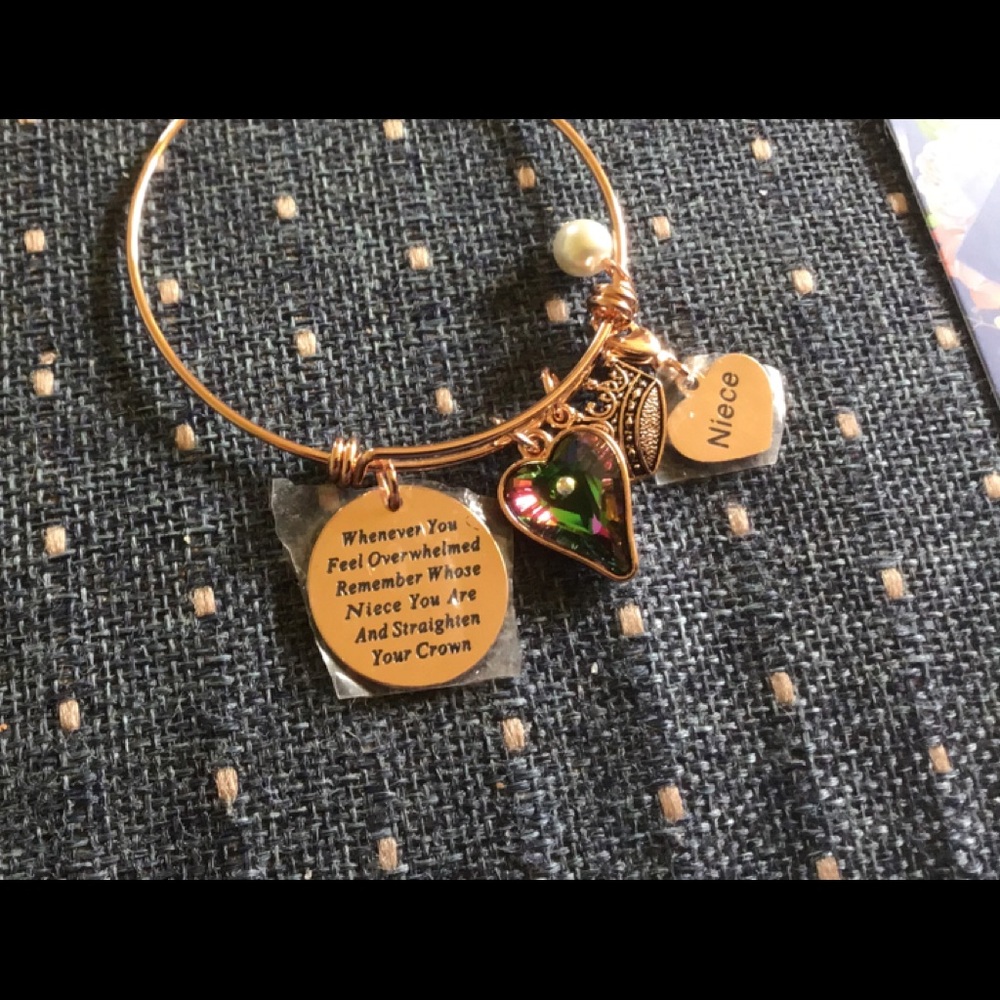 New in Box Yoosteel Niece Crown Bracelet